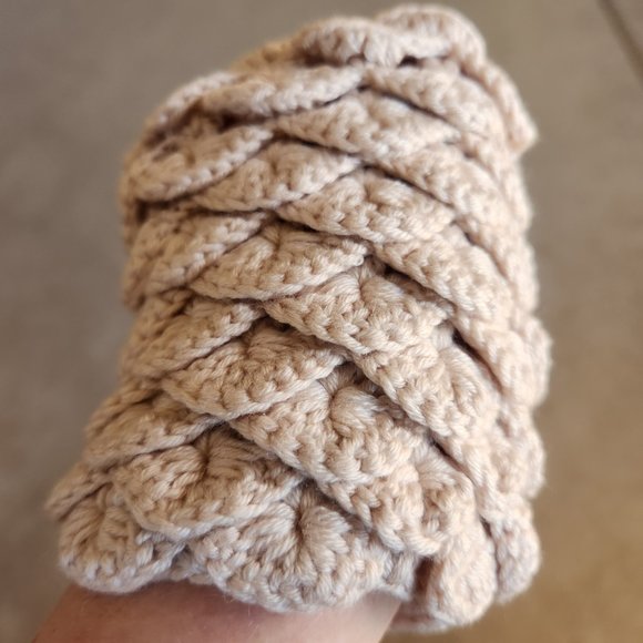 NEW Fingerless owl mittens cute crochet knit kawaii bird gloves - Picture 5 of 11